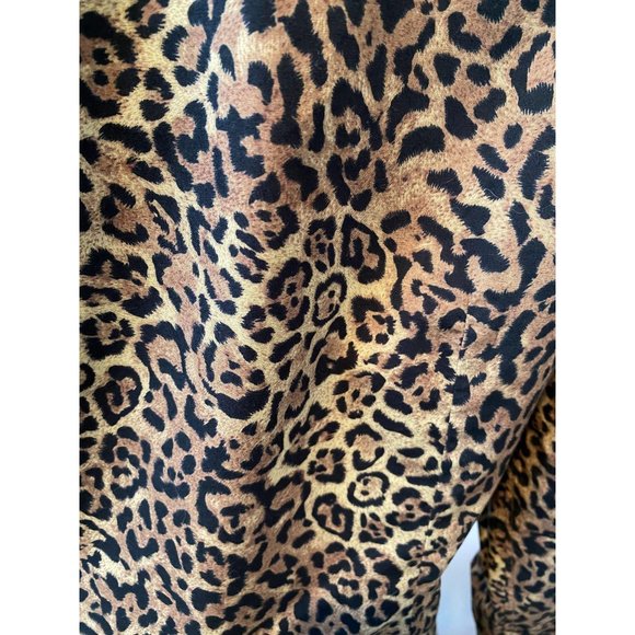 Chaps Classics Leopard Shirt sz Lg - Picture 2 of 13